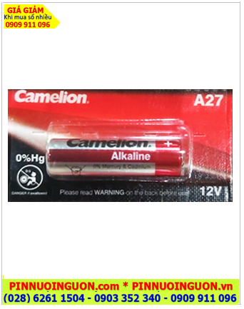 Pin 12v Pin A27 _Pin Camelion A27; Pin Remote điều khiển 12V Camelion A27,27AE,MN27 _Vỉ 1viên